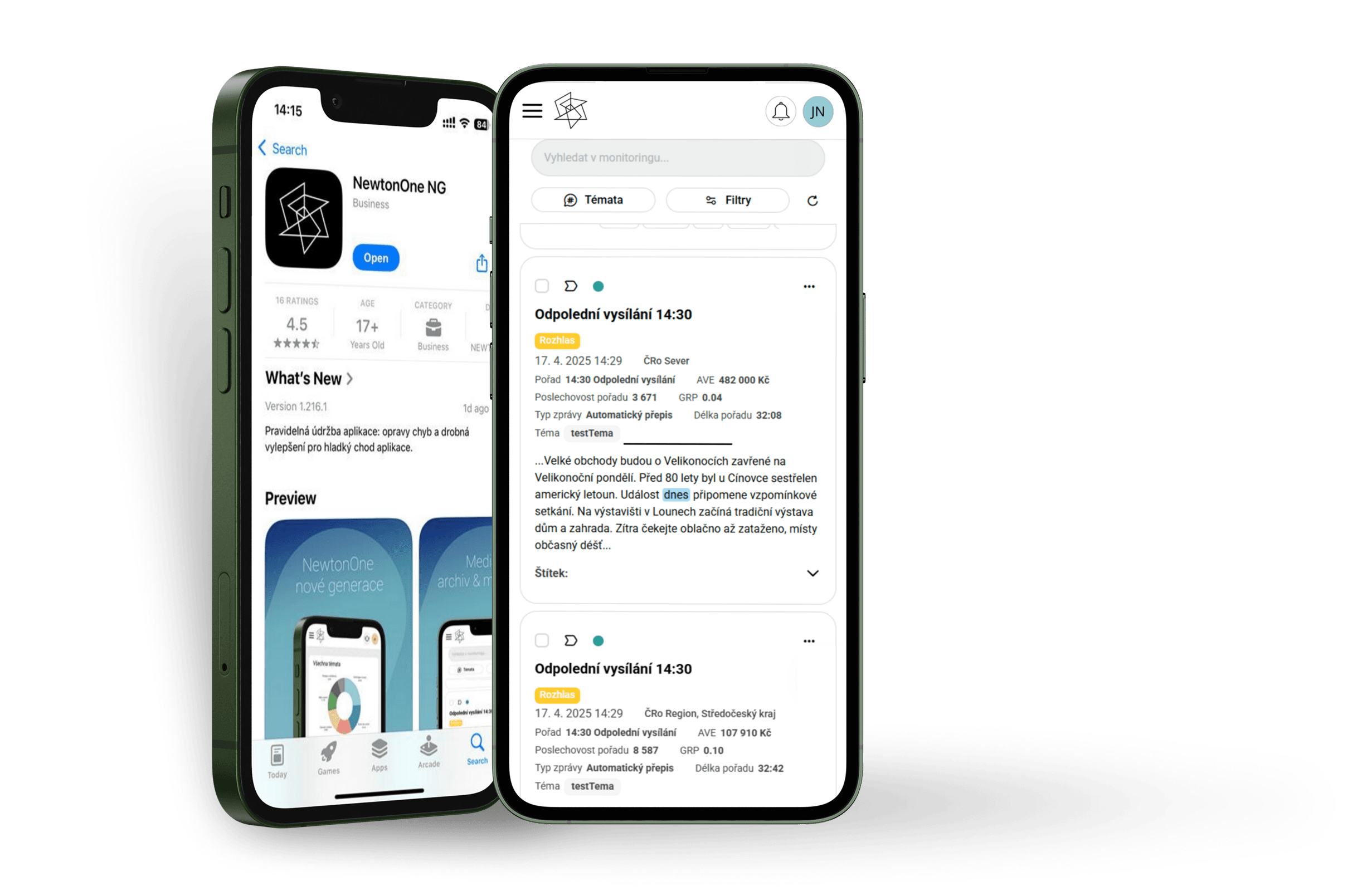 Newton Media Mobile App