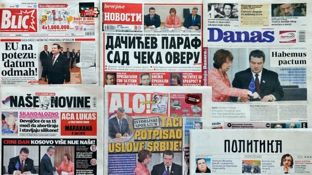 serbia newspaper