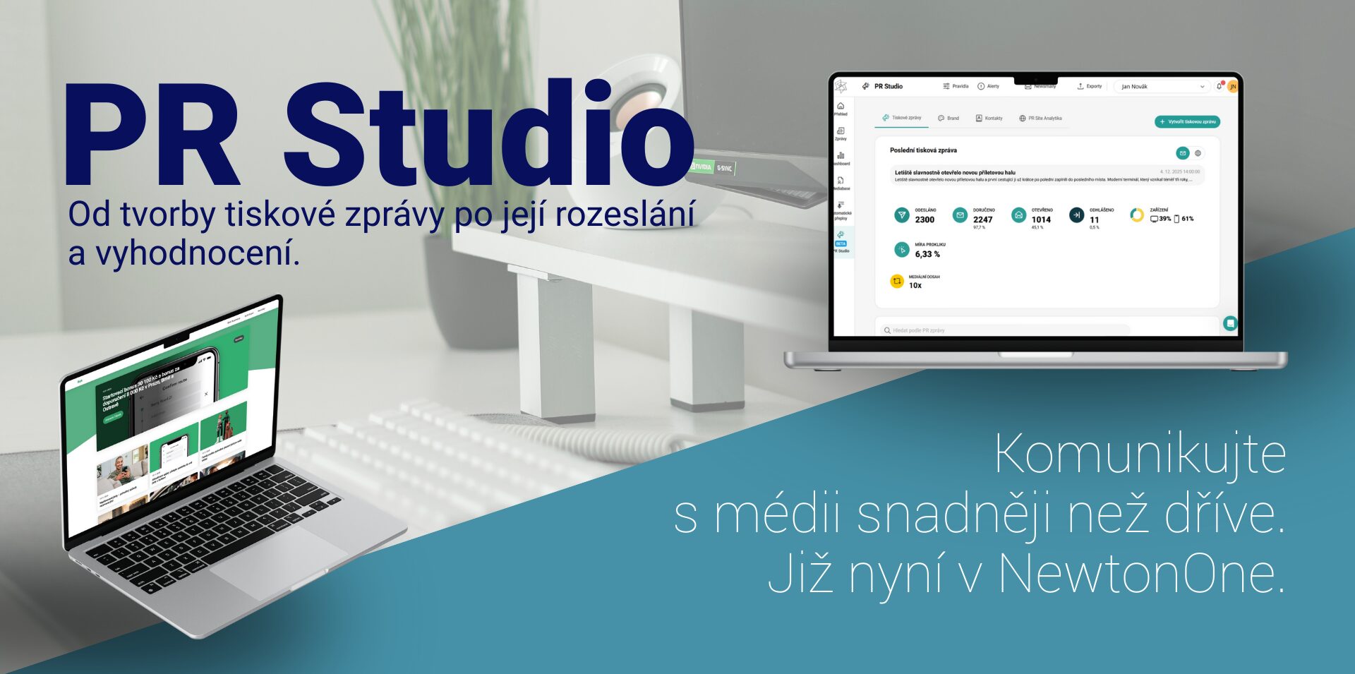 PR studio banner